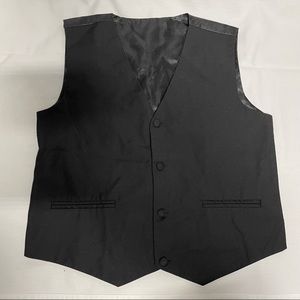 Black James Morgan suit vest Boys 14